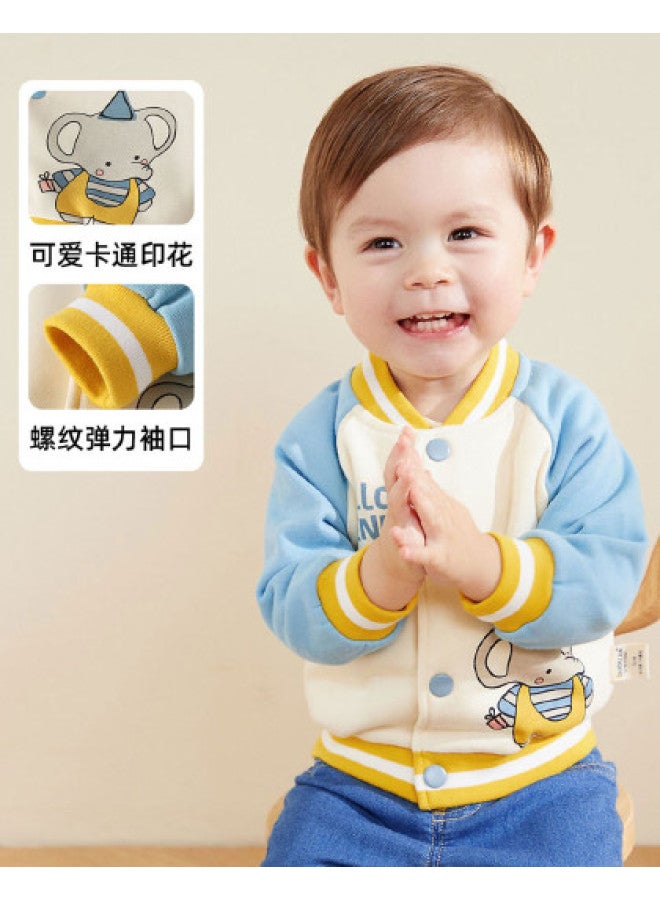 Doodle Home kids Baseball Jacket - Trendy Autumn Outerwear For Boys & Girls, Stylish Baby & Children's Clothing - Image 1