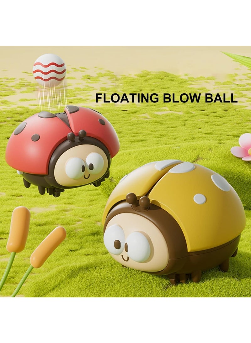 Zikra Ladybug Hover Ball Toy, Sensory Flying Orb Ball Toys, Interactive Floating Ball Toy, Fine Motor Skills Toy, Educational Ball Blowing Toy, Montessori Toys Educational Toys - Image 2