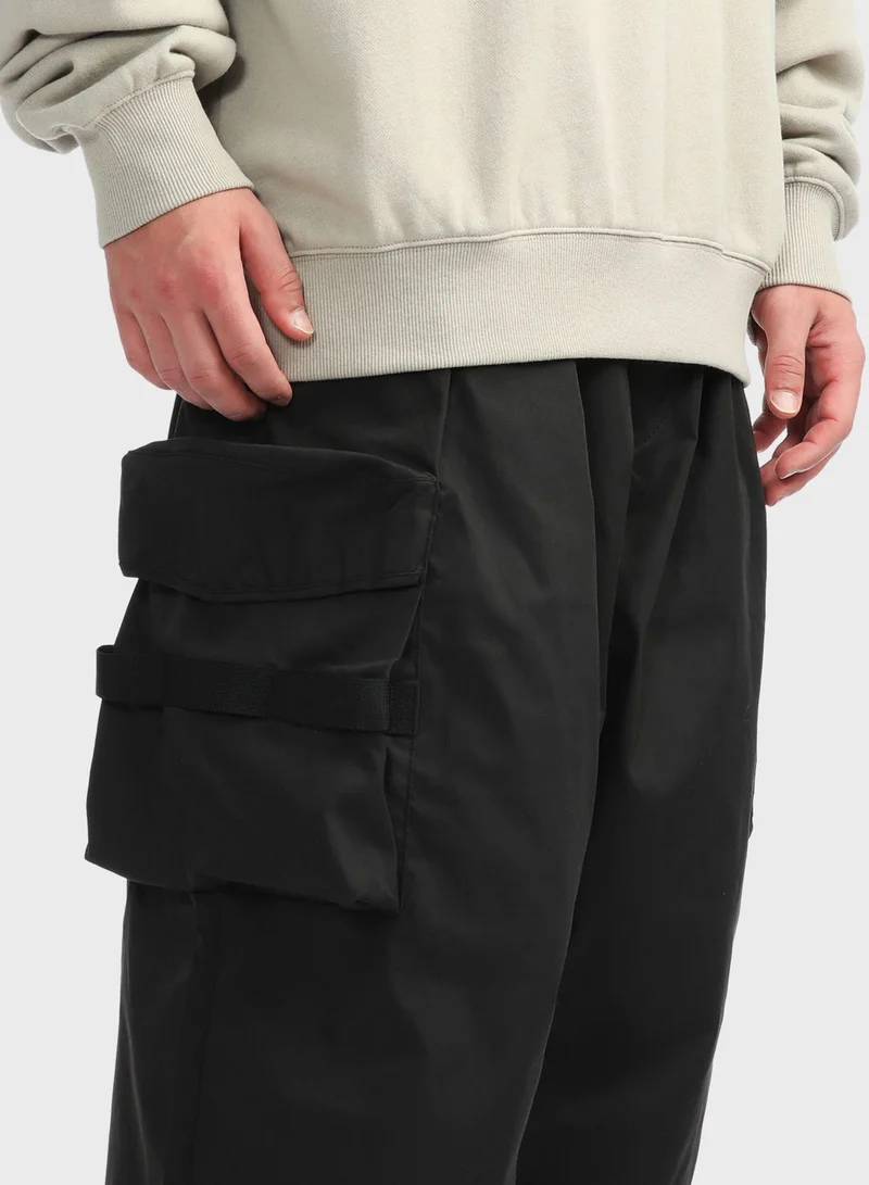MUSIUM DIV. Twill Cargo Sweatpants