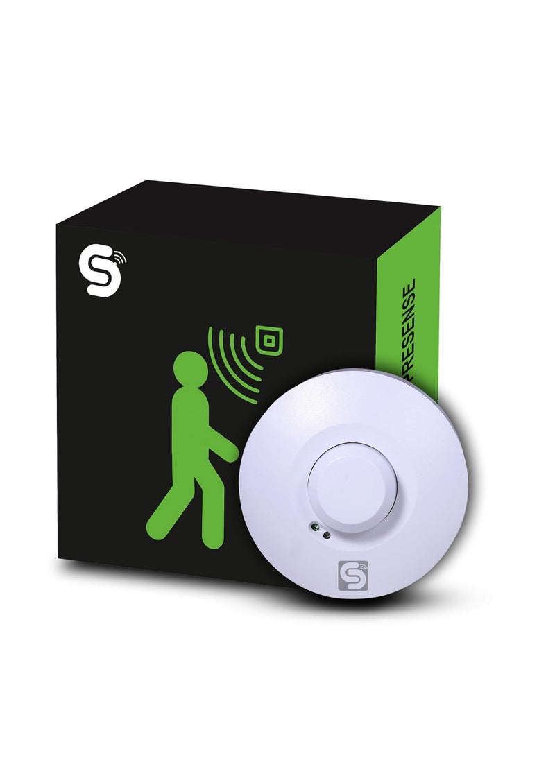 ESYSENSE - Esysense ESYM03 220V 360 Ceiling Mount Microwave Motion Sensor Radar Occupancy Detector with Inbuilt Lux Sensor Automatic Body Motion Sensor for Smart Lighting - Image 1