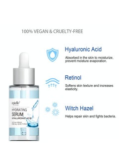 Epielle Hyaluronic Acid Serum For All Skin Types | 100% Vegan & Crueltyfree | Targets Dark Spots Fine Lines & Wrinkles | Ideal Beauty Gift For Spa Days & Gift Sets | Korean Skincare  - Image 3
