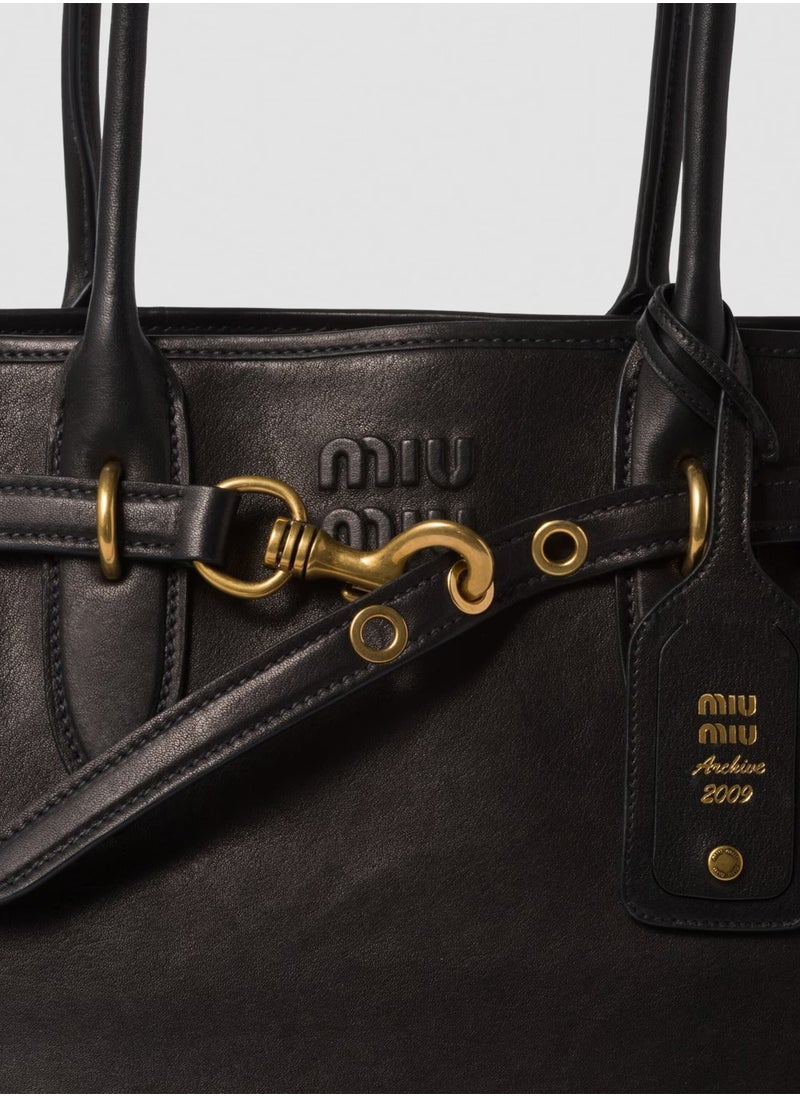 MIU - MIU Aventure Nappa Leather Bag - Image 1