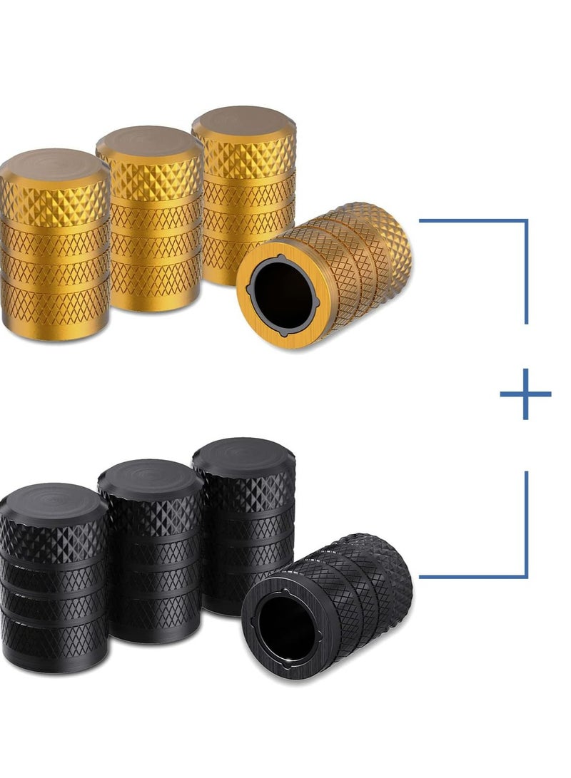 Loquat Tire Valve Stem Caps for Car Tires，Corrosion Resistant Tire Cap Set for SUV Truck Motorcycle Bike，Universal Stem - Image 1