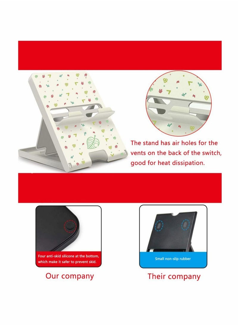 Excefore - Playstand for Nintendo Switch/Switch Lite, Animal Crossing Angle Adjustable Switch Stand, Portable Foldable Compact Non-Slip Bracket - Image 1