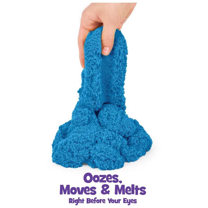 Kinetic Sand رمل كينيتك الرمل الحسي القابل للتشكيل الأصلي، أزرق، 2 باوند - Image 3