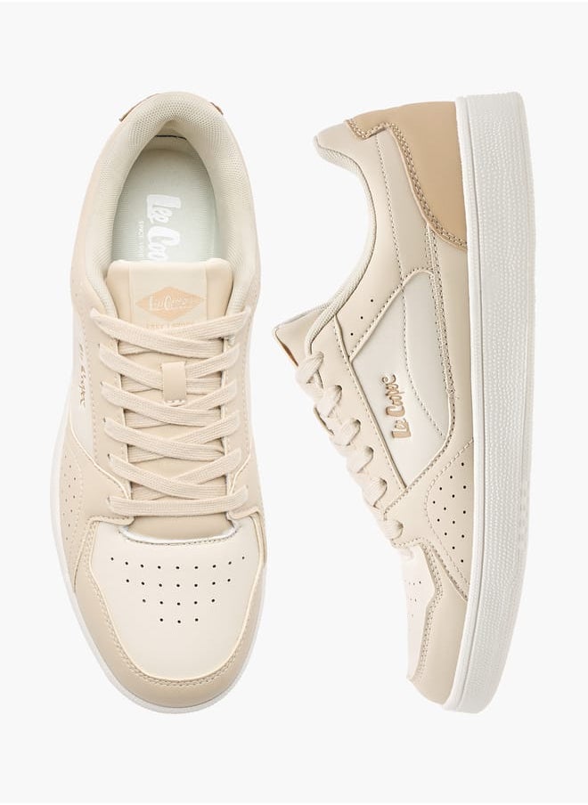 Lee Cooper Men's Perforated Lace-Up Low Ankle Sneakers  - Image 2