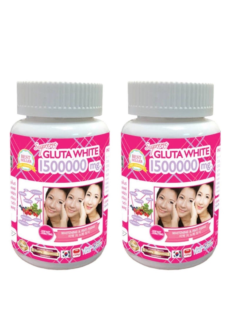 Gluta White Korean whitening pills Gluta White (pack of 2)