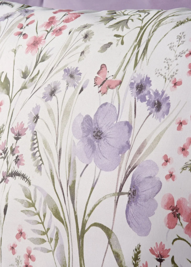 Matalan Lilac Flowers Duvet Set.