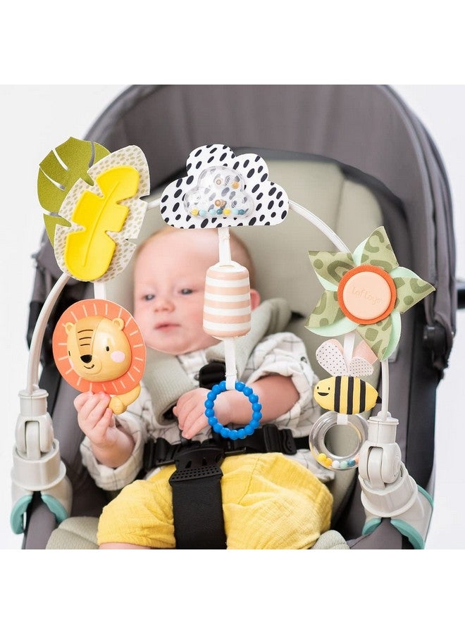 Taf Toys Taf Toys Savannah Adventures Arch | Activity Arch with Fascinating Toys, Stimulates Baby’s Senses & Motor Skills Development | Newborn & Baby Toys 3-6 Months | Use on Strollers, Bassinets, Crib - Image 3