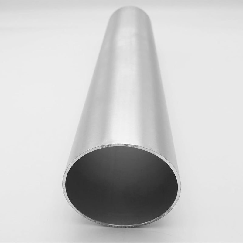 AC PERFORMANCE 2.25" (57mm) OD Straight Aluminum Intercooler Pipe Air Intake Tube, Brushed Finish - Image 3