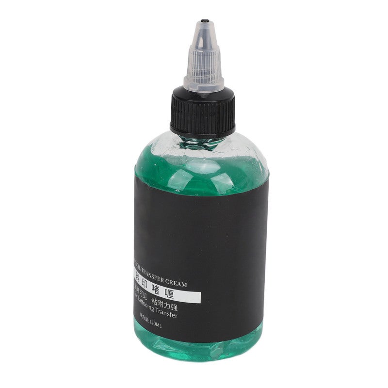 Tattoo Transfer Gel: Precise Application Bottle Nozzle, Non Irritating Skin Safe - Clear Long Lasting Stencil Gel for Professional Tattoo Artists and Studios - Image 5
