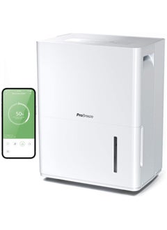 30L a Day Smart Dehumidifier with Wifi Smart App Control, Digital Humidity Display, Continuous Drainage, 24 Hour Timer and Auto Defrost Function, Ideal for Damp and Condensation
