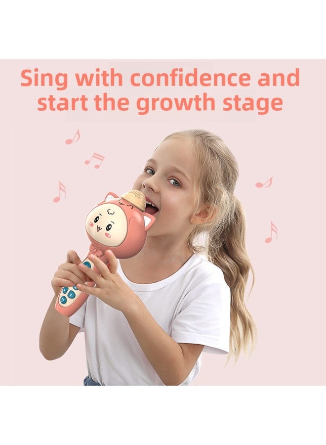 Internet Celebrity Cartoon Adorable Children's Wireless Bluetooth Microphone Boys And Girls Karaoke Machine Recording And Amplialation Story Machine-Color:Green Bluetooth Recording  - Image 5