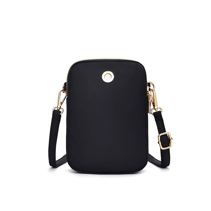 Mobile Phone Bag Women'S Cross-Body Walking Mini Bag Mobile Phone Cloth Bag Summer Vertical Coin Purse - Image 4