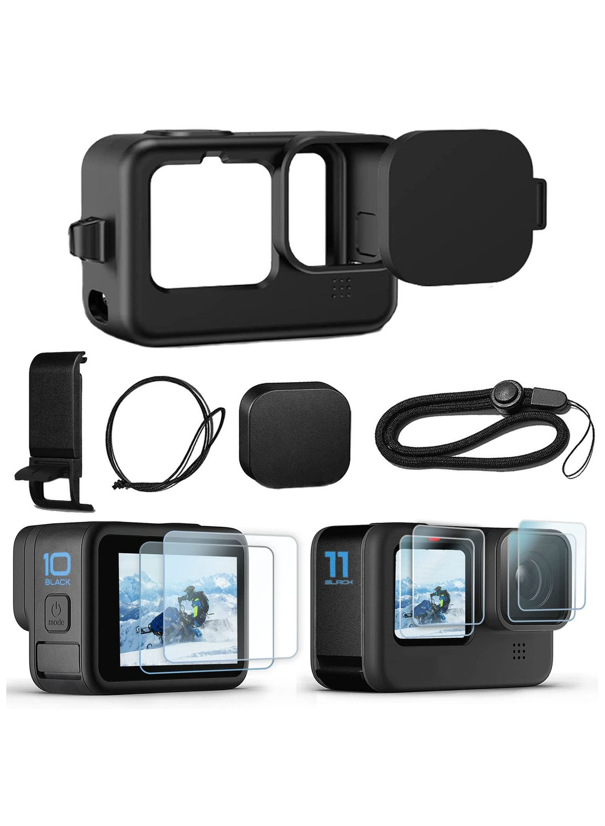 TLAXCA TLAXCA Accessories Kit For Go Pro Hero 12 Hero 11 Hero 10 Hero 9 Z32E0761E46A58F080C4DZ