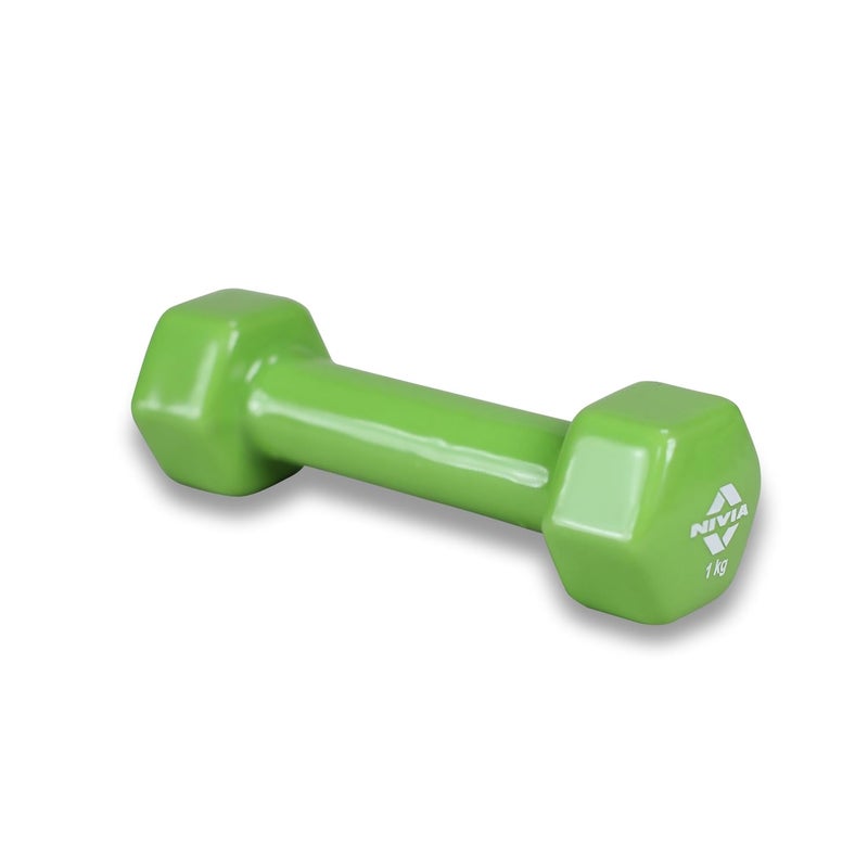 Nivia Vinyl Dumbbells Set - 2Kg (4.4LB) - Image 1