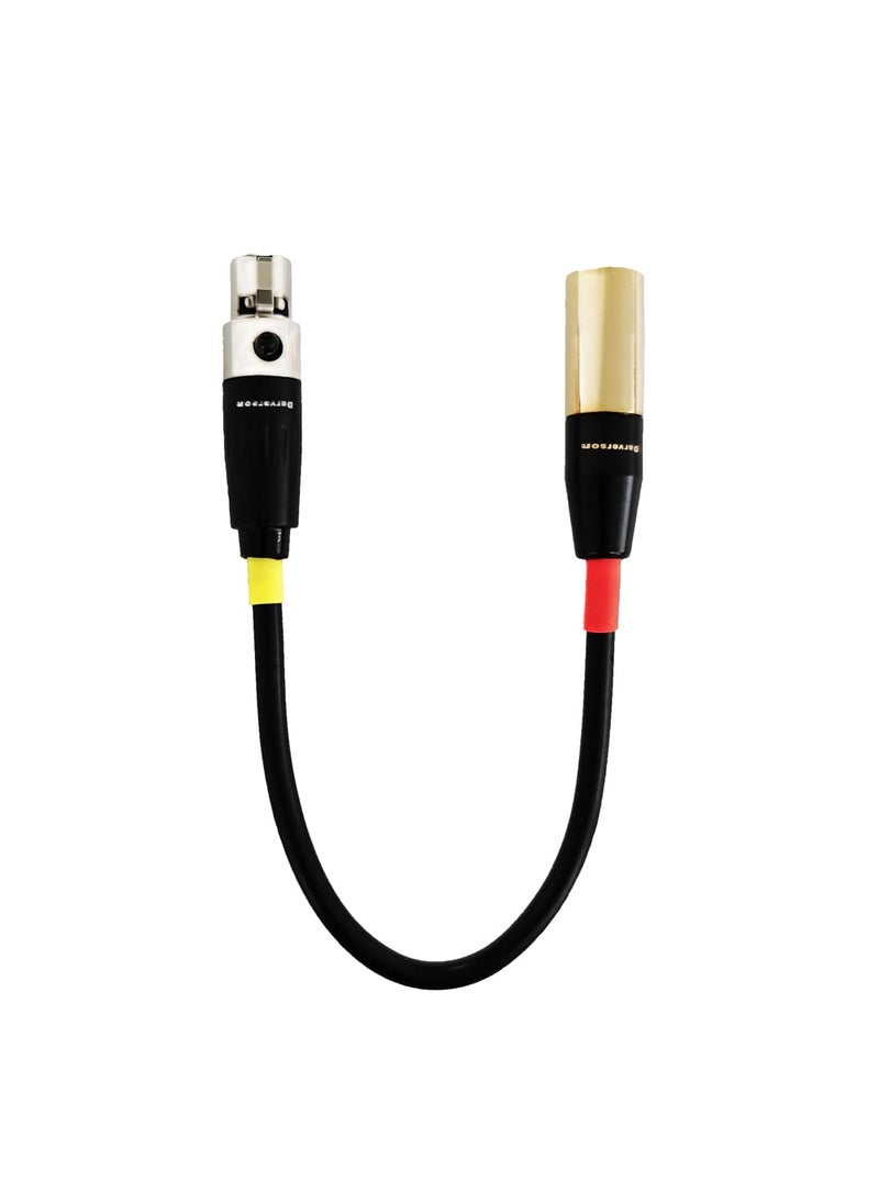 Darverson Darverson TA4F 4 pin to 3 pin Mini XLR Cable for Shure akg Pocket Transmitter Instrument Cord convertor Adapter (059874520)  - Image 4