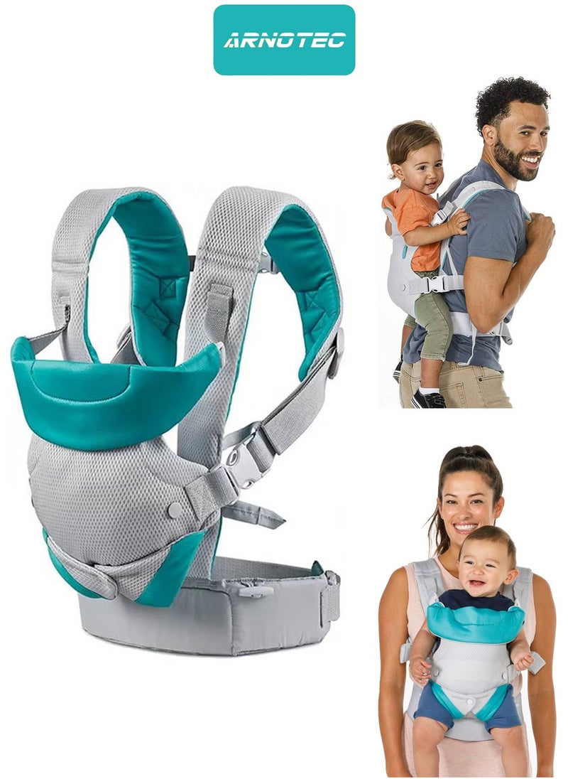 ARNOTEC 4 in 1 Multifunctional and Comfortable Baby Carrier with Secure Buckles and Adjustable Design, Suitable for New - borns to Free Your Hands  - Image 1