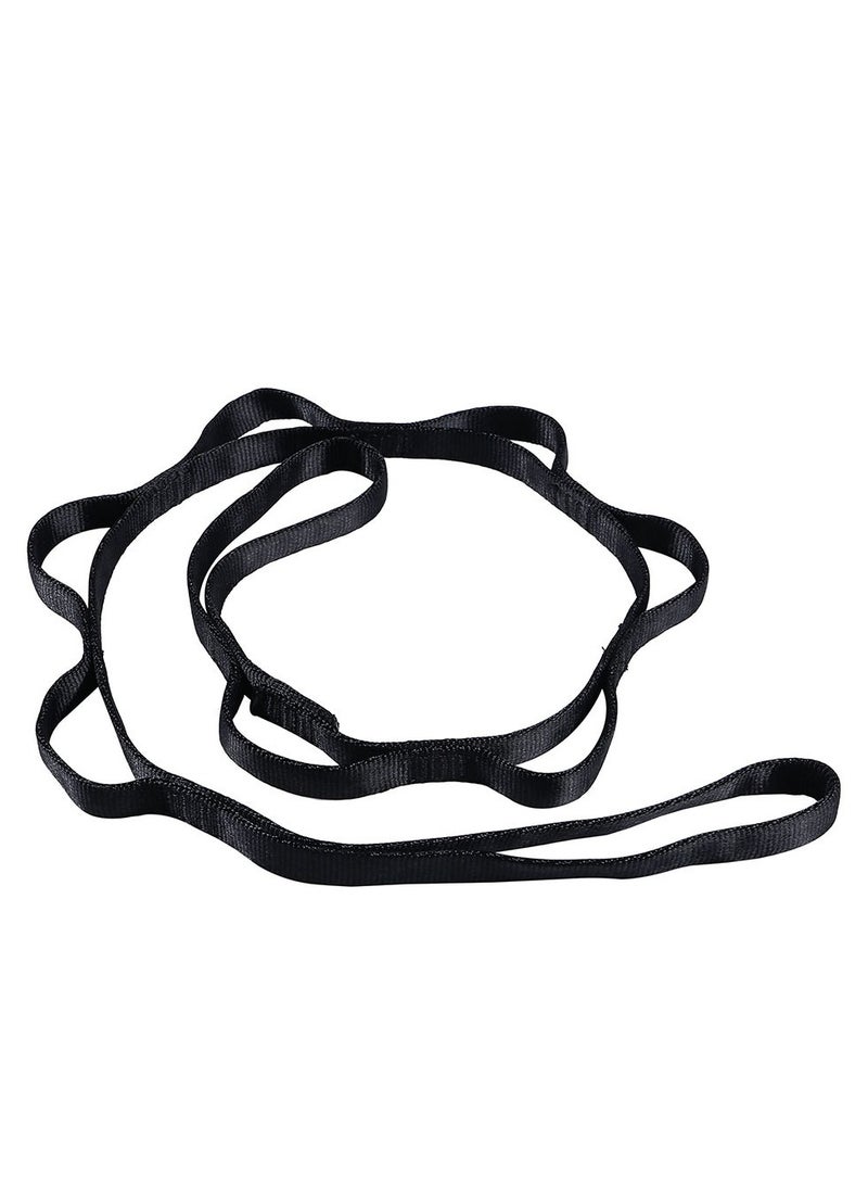Generic Trideer Stretching Strap Yoga Strap Physical Therapy for Home Workout, Exercise, Pilates and Gymnastics, 10 Loops Non-Elastic Stretch Bands with Aesthetic Packaging for Women & Men 