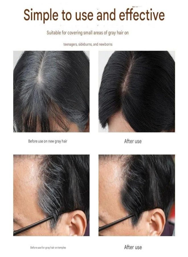 UTPATI قلم صبغة شعر، لون شعر مقاوم للماء والعرق، مشط صبغ شعر محمول 2 في 1، فرشاة صبغ شعر، تلوين فوري للشعر، قلم تطبيق للشعر للبالغين - Image 4