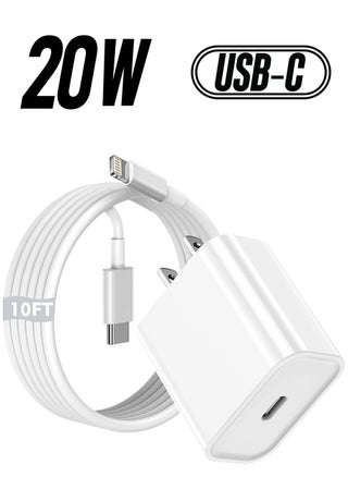 Charger for iPhone 12/13【MFi Apple Certified】, PD 20W Fast Charger with 6FT USB C to Lightning Cable, USB C Charger Fast Charging Block  Charging Cord for iPhone 12/13/iPad/iPod/Air Pods  More - pzsku/Z32E09B81403AEB44B692Z/45/1745382439/37034cd0-3b94-4d7a-90df-b78470eb85d5