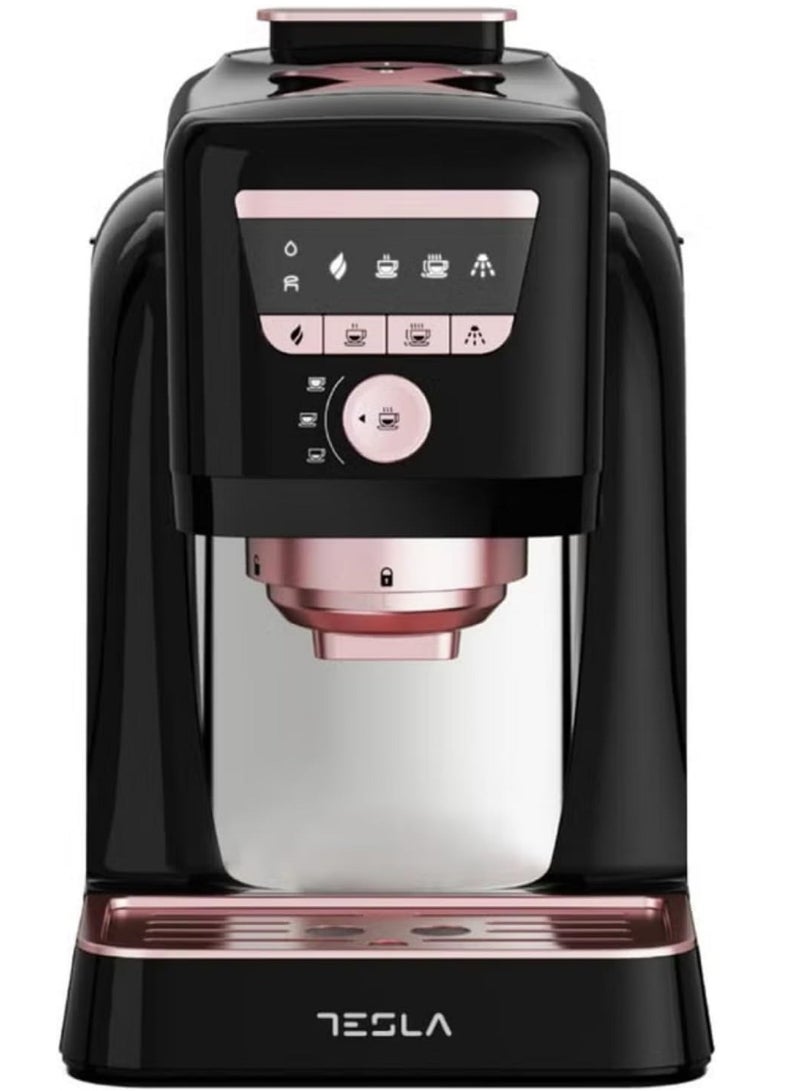 تسلا ماكينة تحضير القهوة التركية رقمية TSL-CM300 - اسود - Image 1