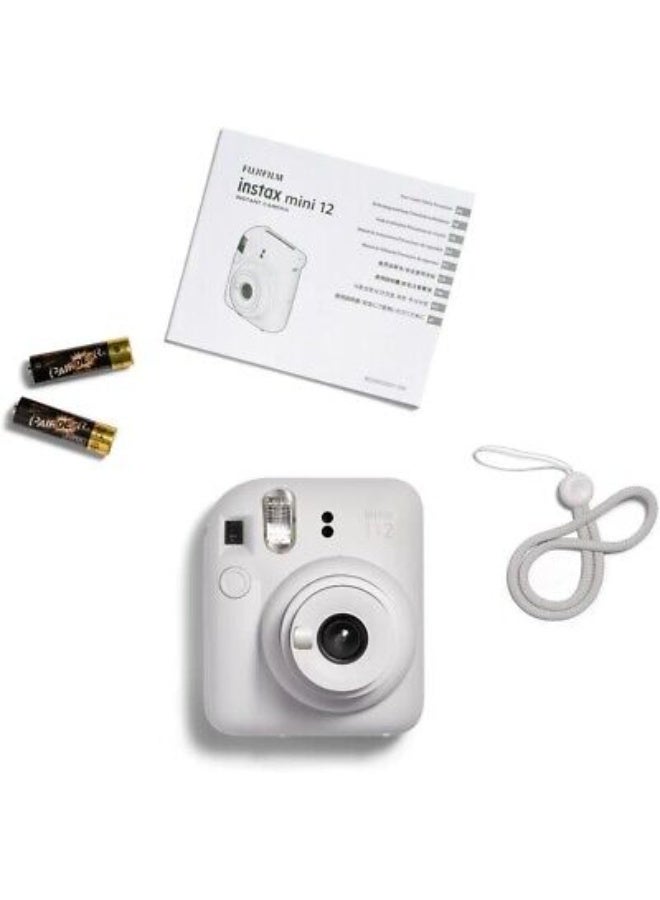 Instax Mini 12 Christmas Gift Box – White Instant Mini 12 Camera with Brown Case, White Mini Film, Photo Frame, Pegs and Batteries – Perfect Christmas Gift for Kids, Teens, and Adults - Image 5