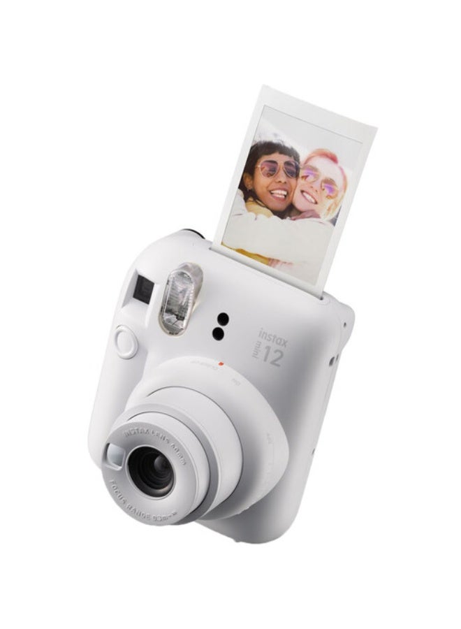 Instax Mini 12 Christmas Gift Box – White Instant Mini 12 Camera with Brown Case, White Mini Film, Photo Frame, Pegs and Batteries – Perfect Christmas Gift for Kids, Teens, and Adults - Image 2
