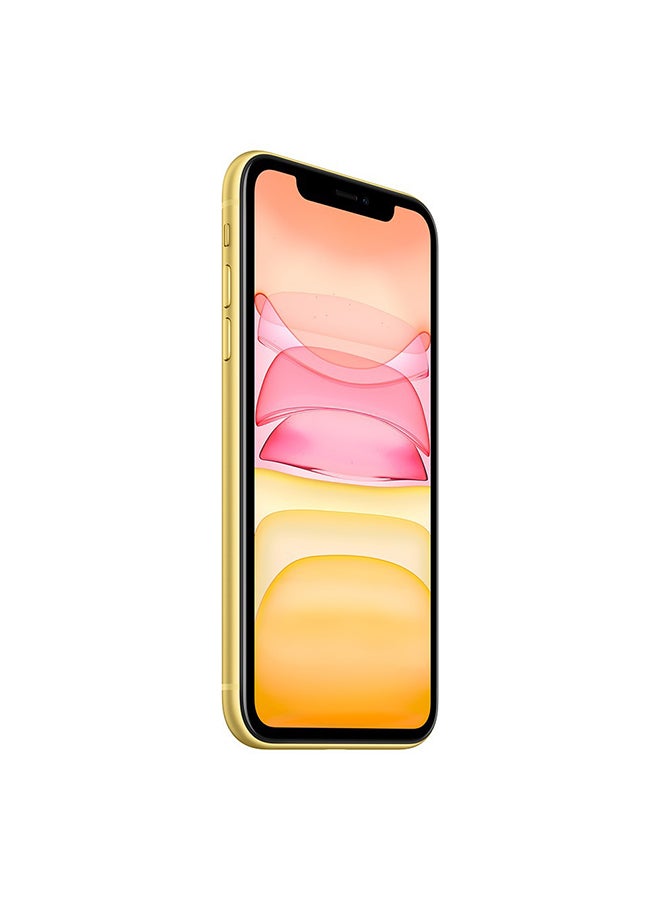 ابل  مُجدد - هاتف آيفون 11 بذاكرة داخلية 128 جيجابايت ويدعم تقنية 4G LTE (موديل عام 2020 - تغليف رفيع)، النسخة العالمية - أصفر - Image 5