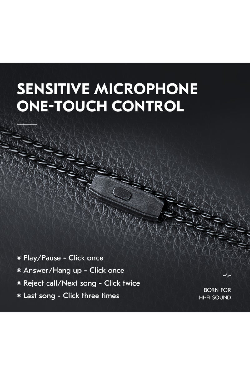 erorex Black 3.5QDC CCZ C01 2M High-purity OFC Cable Restore the original sound 4-strand of 4N OFC braided - Image 5