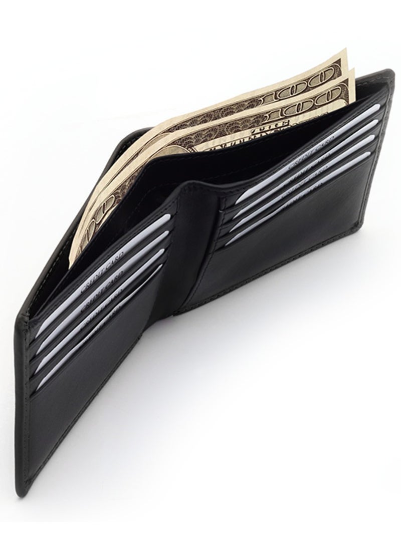 Chase Plus Leather Wallet for Men, Slim Card Holder Mens Wallet with RFID Function - Image 2