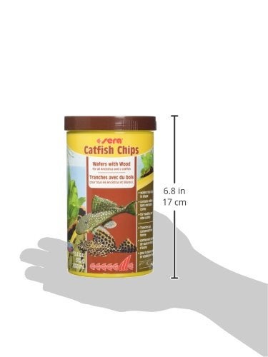 sera Catfish Chips Nature 13.4 oz./0.84lbs | Premium Fish Food for Ancistrus & Plecos | High Fiber | No Dyes & Preservatives | Supports Digestion & Promotes Healthy Growth | Ideal for Bottom Feeders - Image 3