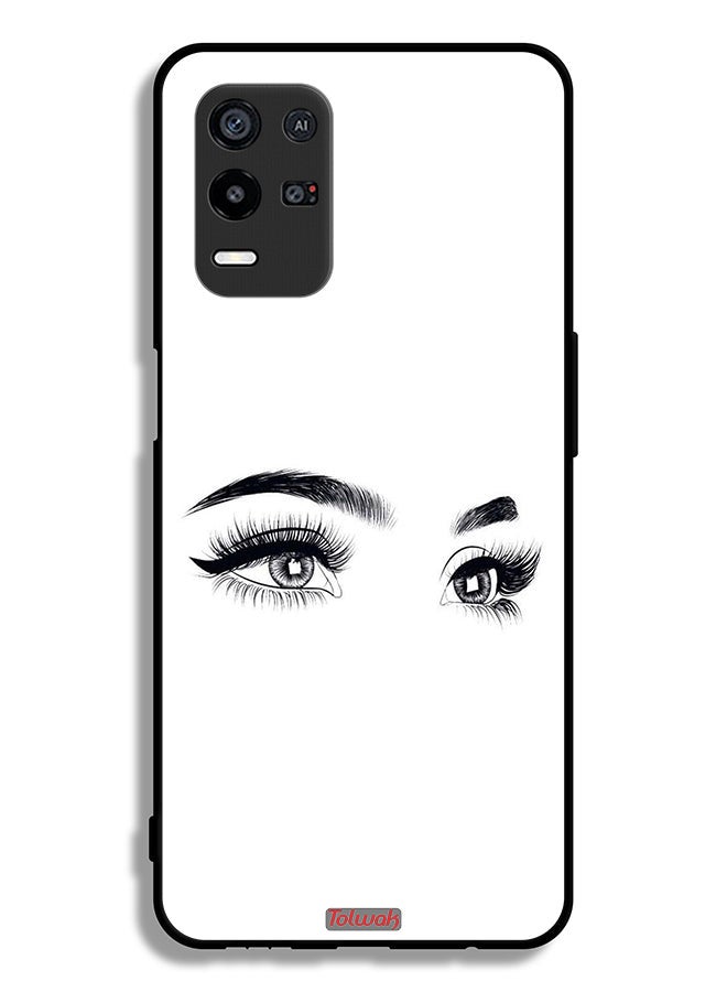 Tolwak Oppo K9x Protective Case Cover Eyes Art - Image 2