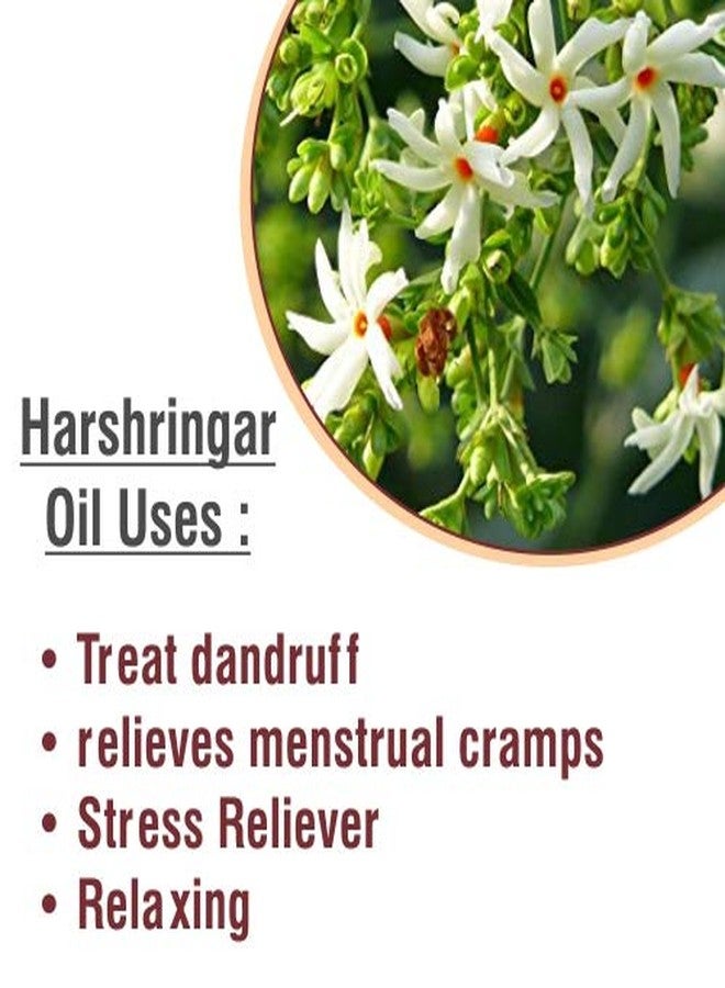 Crysalis Harshringar (Nyctanthes Arbor-Tristis) Oil: Pure & Natural Undiluted Carrier Oil in Organic Standard. Enhances Skin, Hair, and Nourishes Face. 15ml With Dropper - Image 5