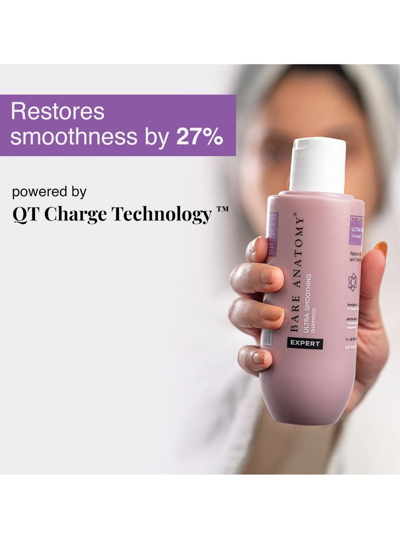 Bare Anatomy Ultra Smoothing Shampoo for Dry and Frizzy Hair Restores Smoothing 250ml - Image 2
