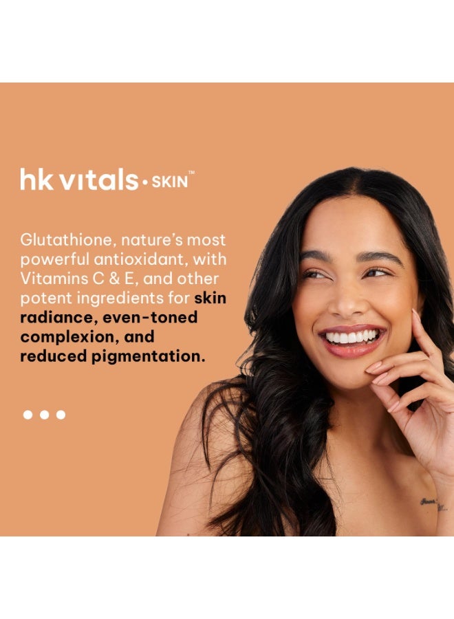 hk vitals Glutathione (30 Veg Capsules) | With Vitamin C & E, Biotin | For Skin Glow and Hydration - Image 4