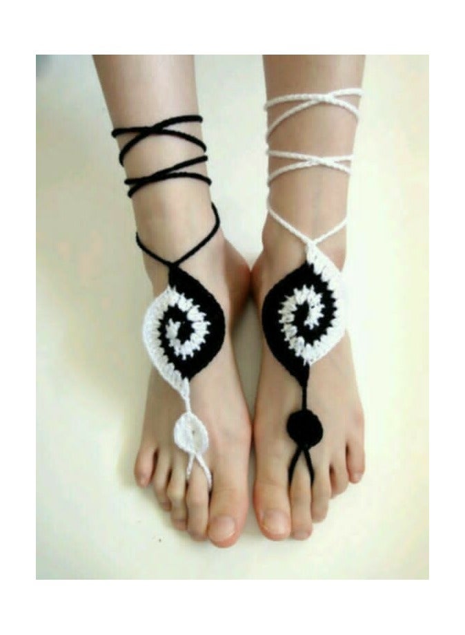 Women's crochet anklet 