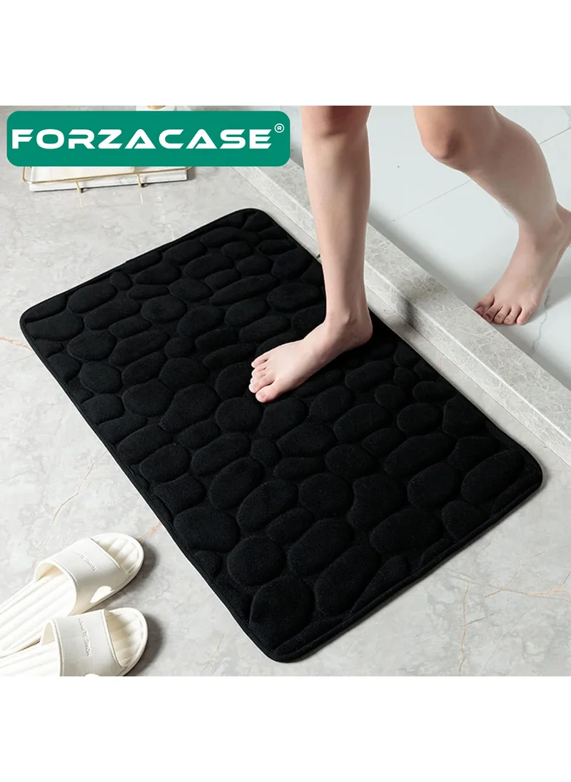 فورزاكاس Bathtub and Toilet Seat 2-Piece Non-Slip Memory Foam Bath Mat - FC711