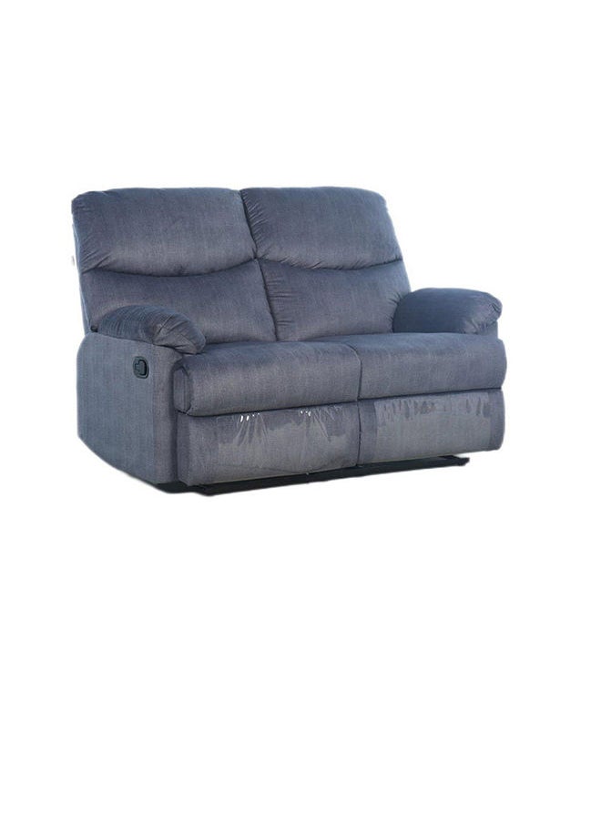 DANUBE HOME Baltimore 2 Seater Fabric Motion Recliner Modern Design Two Seat Relaxing Chair Living Room Furniture 152x99x99cm Blue  - Image 3