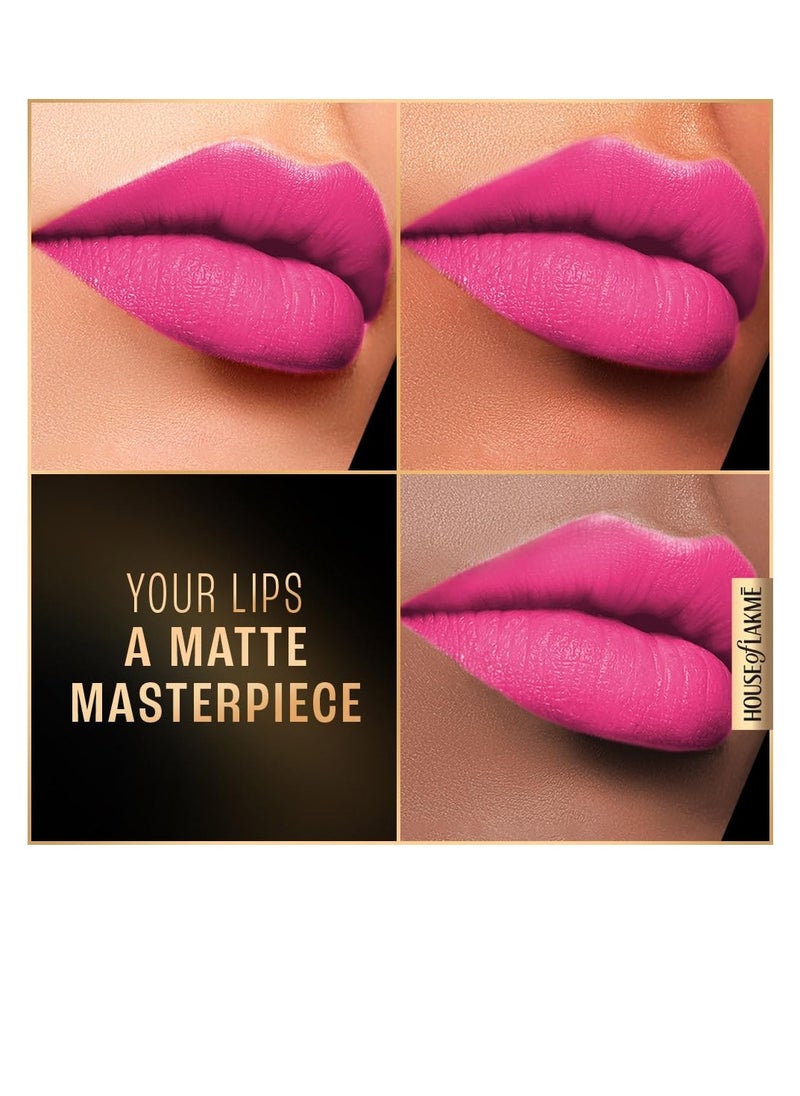 LAKME - LAKMÉ Forever Matte Liquid Lip Colour Pink Prom 5.6 Ml - Image 1