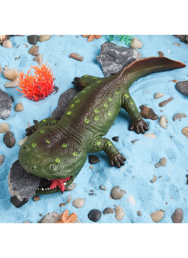 Children's Cognitive Toy Simulation Solid Large Coola Dragon Cretaceous Amphibious Carnivore Model Ornaments-Color:124-262 Green Ice Flying Dragon