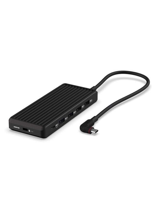 Unisynk USB-C TO 4X USB-C MINI HUB 10GBPS BLACK - Image 2