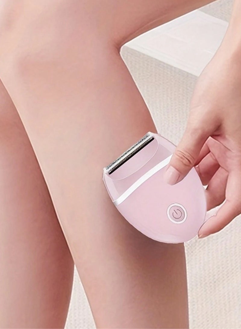 Loquat Epilator with Washable Head , Battery-Electric Wet and Dry, Painless and Multifunctional for Women (Pink) - Image 2