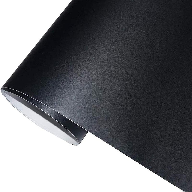 Coavas Chalkboard Wallpaper Stick and Peel: Classroom Chalk Board Paint Self Adhesive Wall Paper Removable Blackboard Stickers Chalkboard Signs with 8 Colorful Chalks (Black,17.5" x 78.7") - Image 2