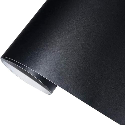 Coavas Chalkboard Wallpaper Stick and Peel: Classroom Chalk Board Paint Self Adhesive Wall Paper Removable Blackboard Stickers Chalkboard Signs with 8 Colorful Chalks (Black,17.5" x 78.7") - Image 1