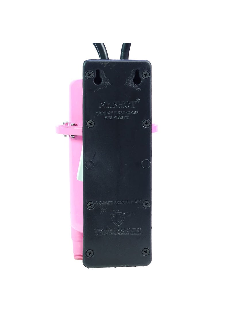 Mr.SHOT - MrSHOT Prime Instant Running Water Heater Made of First Class ABS Plasticwith ON and Off SwitchManual Reset ModelColor Rose - Image 1