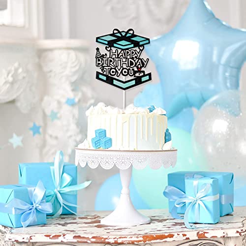 AMFIN® Cake Topper for Birthday/Gift wrap Cake Topper/Happy Birthday Decoration/Birthday Cake Toppers/Cake Topper 3D - Image 4