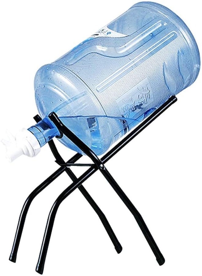 GO2CAMPS Water Dispenser Stand with Valve-5 Gallon Water Bottle Jug Drink Dispenser Storage Cooler Foldable Cradle Stand  - Image 5