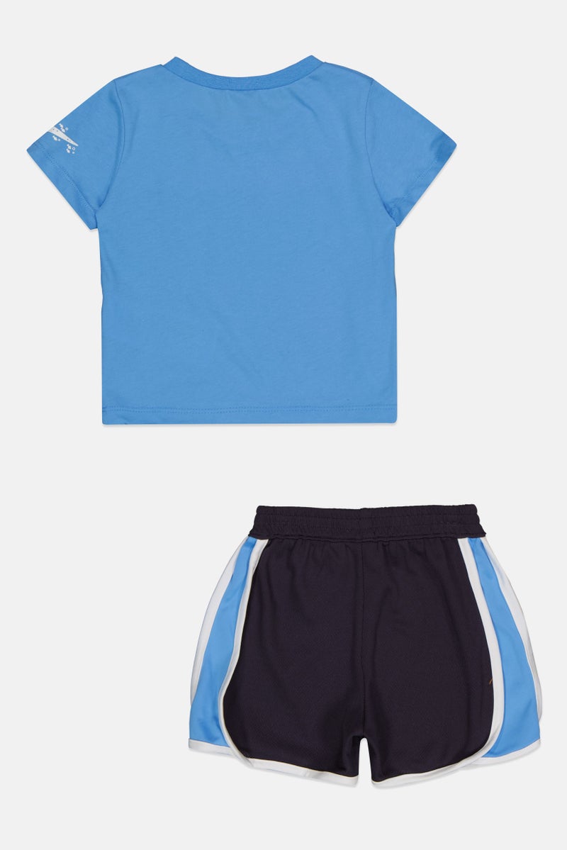 Nike Toddlers Boy 2 Pieces Brand Logo Top And Shorts Set, Multicolor - Image 2