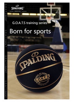 SPALDING Basketball Adult Game PU Material Genuine Leather Feel Standard Size NO.7 Ball For Indoor And Outdoor Games  - Image 4